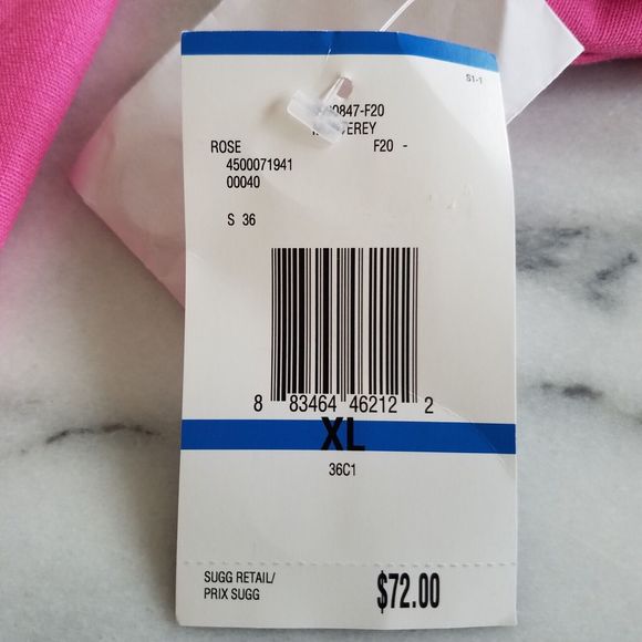 Vtg Jones Wear Studio Womens XL Linen Blend Blazer Roll Tab Sleeve Barbie Pink - Picture 7 of 9